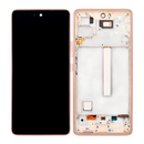 Samsung Galaxy A53 5G (A536 / 2022) LCD Screen Assembly Replacement With Frame (Incell) (Peach)