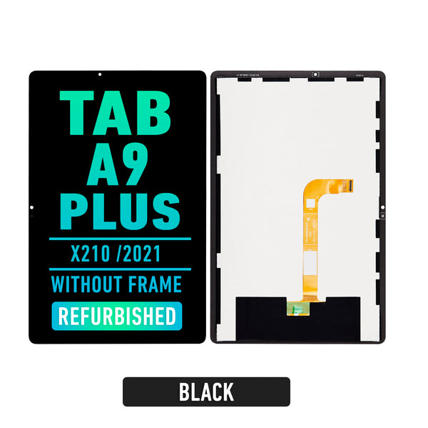 Samsung Galaxy Tab A9 Plus (X210 / X215 / X216) LCD Screen Assembly Replacement Without Frame (Refurbished) (Black)