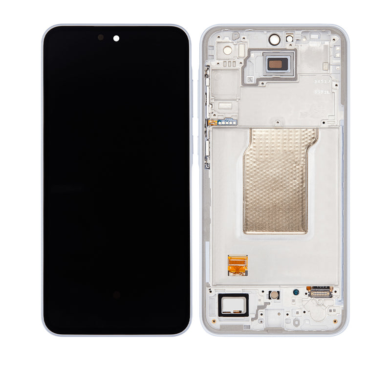 Samsung Galaxy A35 5G (A356 / 2024) OLED Screen Assembly Replacement With Frame (Refurbished) (Iceblue)