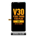 LG V30 / V30 Plus / V30S ThinQ LCD Screen Assembly Replacement With Frame (Aurora Black)