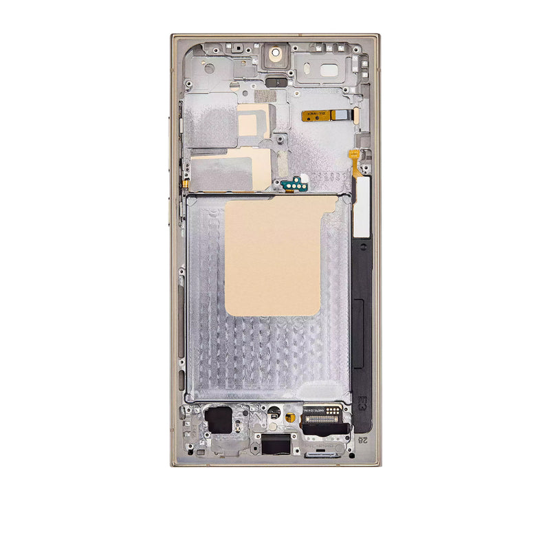 Samsung Galaxy S24 Ultra 5G OLED Screen Assembly Replacement With Frame (OLED PLUS) (Titanium Yellow)