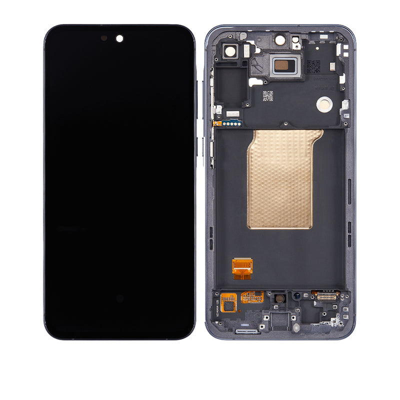 Samsung Galaxy A55 5G (A556 / 2024) OLED Screen Assembly Replacement With Frame (Refurbished) (Navy)