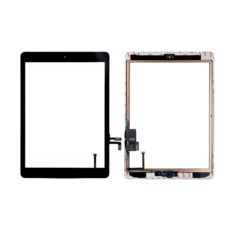 iPad Air 1 / iPad 5 (2017) Digitizer Replacement (Home Button Pre-Installed Compatible For iPad Air 1) (Premium Plus) (Black)