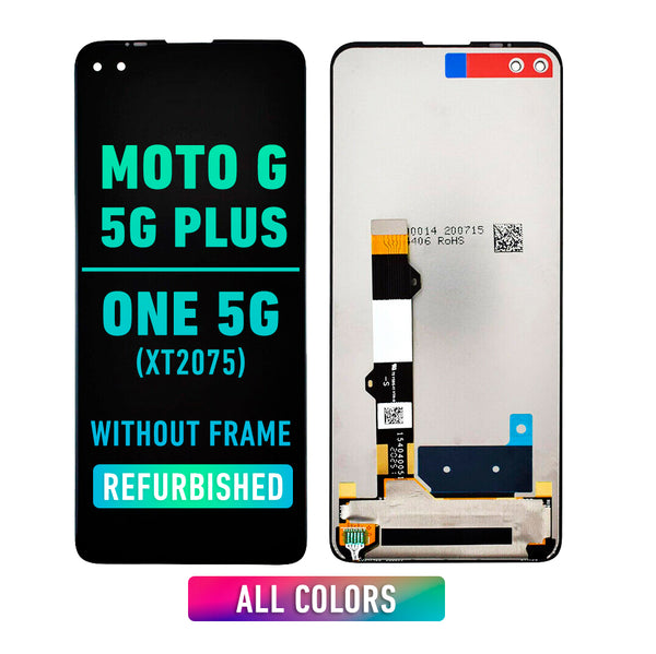 Motorola Moto G 5G PLUS / ONE 5G (XT2075) LCD Screen Assembly Replacement Without Frame (Refurbished) (All Colors)