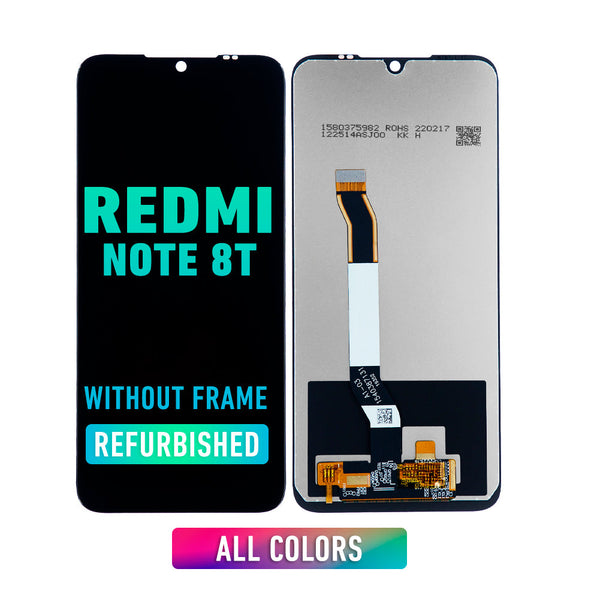 Redmi Note 8T - OLED Screen Assembly Replacement Without frame (Refurbished) (All Colors)