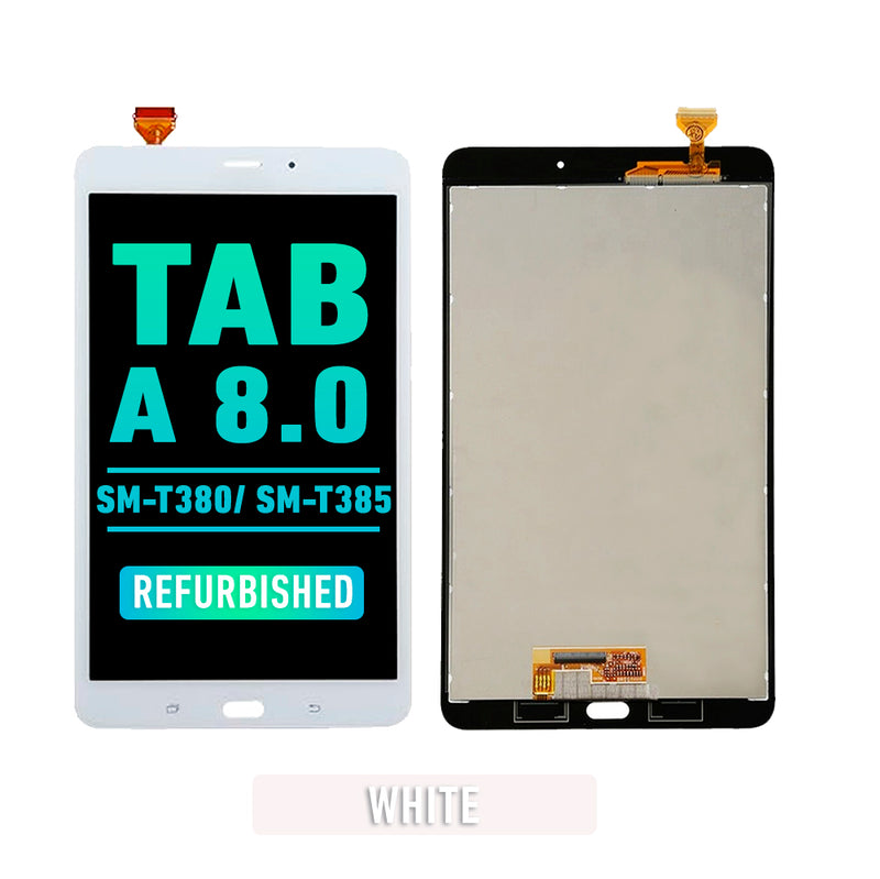 Samsung Galaxy Tab A 8.0 (SM-T380 / SM-T385) LCD Screen Assembly Replacement With Digitizer (White)