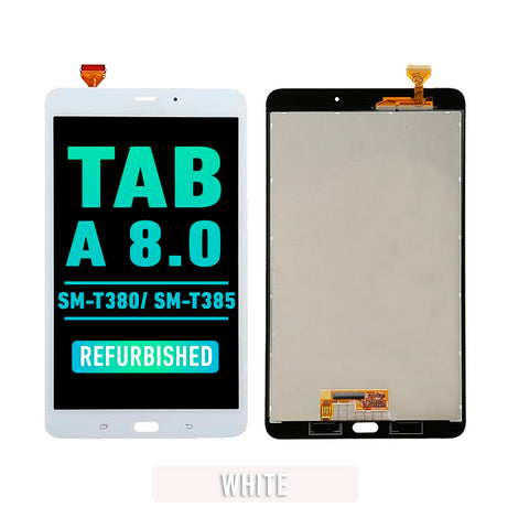 Samsung Galaxy Tab A 8.0 (SM-T380 / SM-T385) LCD Screen Assembly Replacement With Digitizer (White)