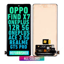 OPPO Find X7 / OnePlus 12R 5G / One Plus Ace 3 5G / Realme GT5 Pro / Realme GT Neo6 SE / Realme GT 6 (International Version) / Realme GT 6T / Realme GT Neo6 LCD Assembly Replacement Without Frame (Refurbished) (All Colors)