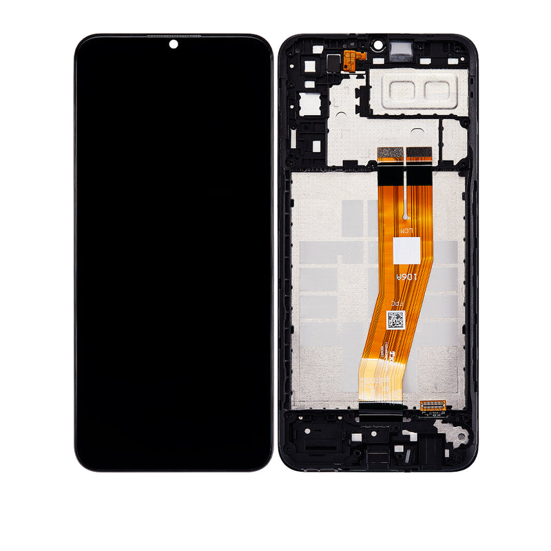 Samsung Galaxy A04e (A042 / 2022) LCD Screen Assembly Replacement With Frame (Refurbished) (All Colors)