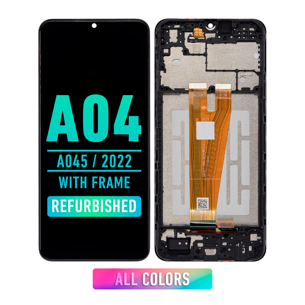 Samsung Galaxy A04 (A045 / 2022) LCD Screen Assembly Replacement With