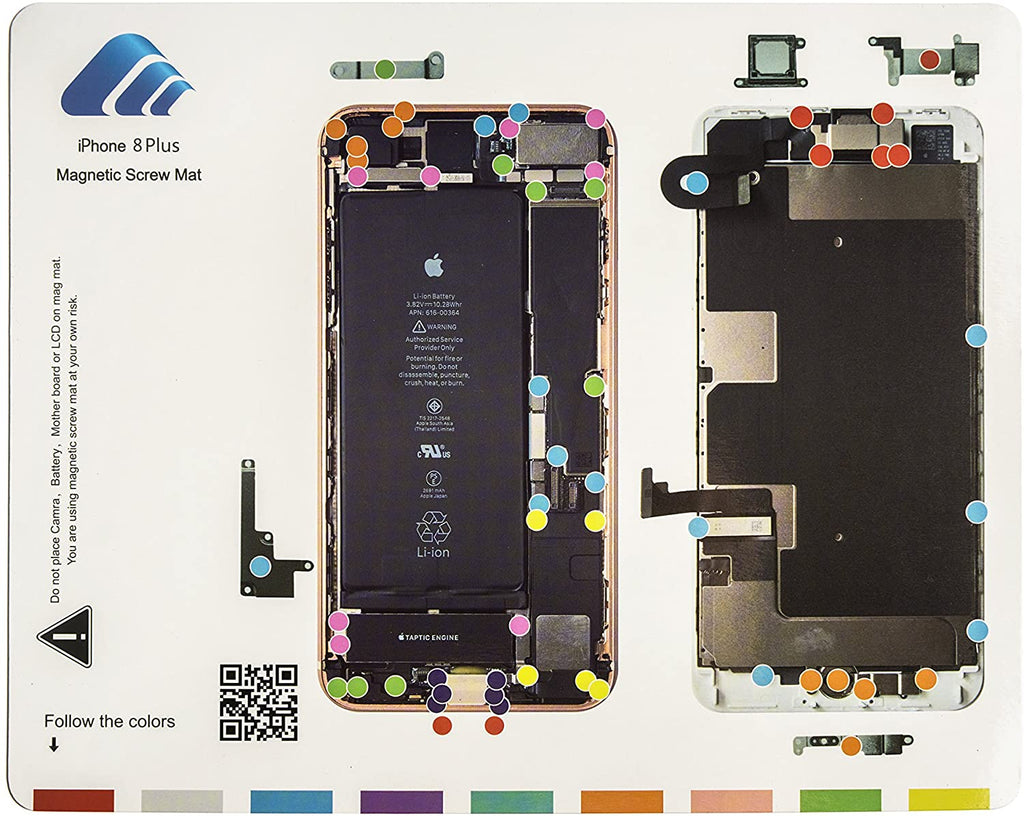 Magnetic Screw Mat for iPhone 6-14 promax Disassembly Guide Pad